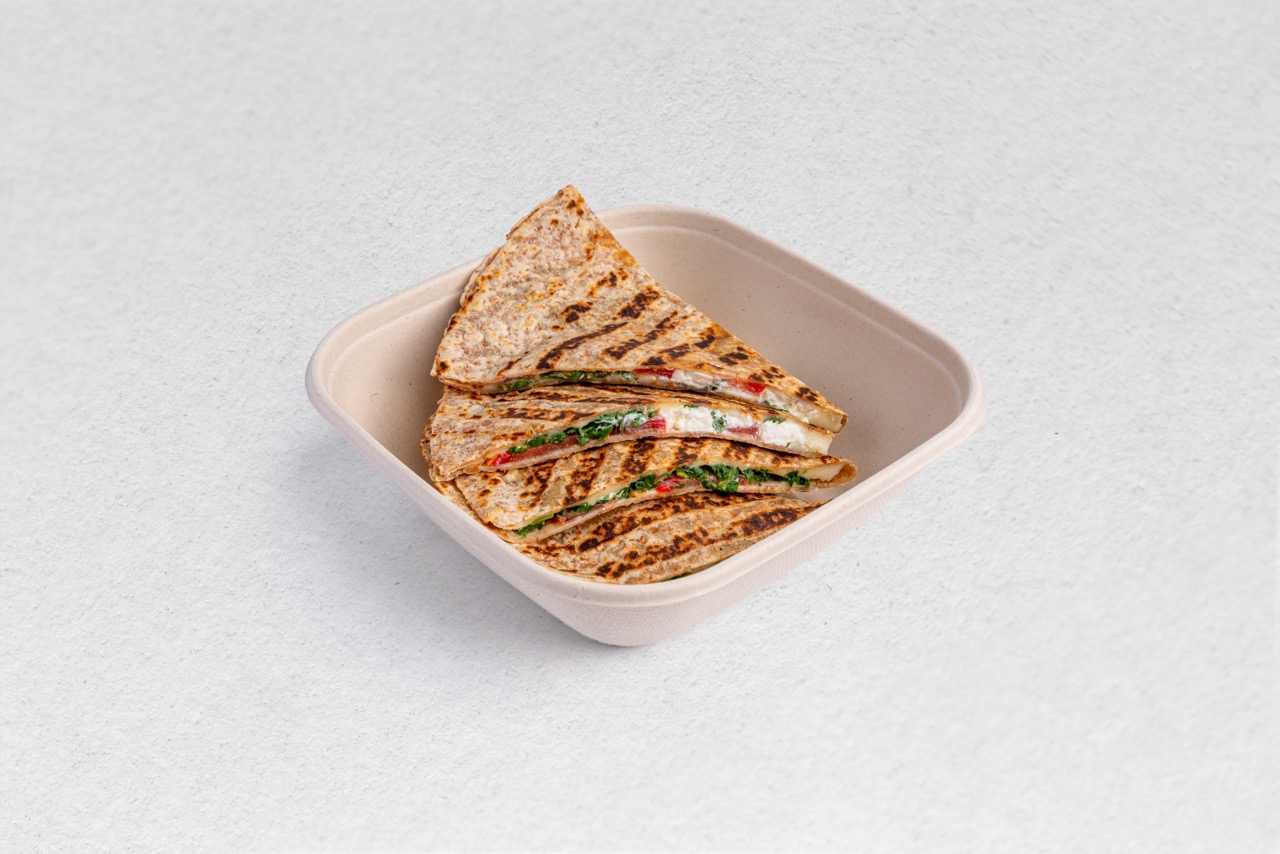 Cheesy Spinach Quesadilla