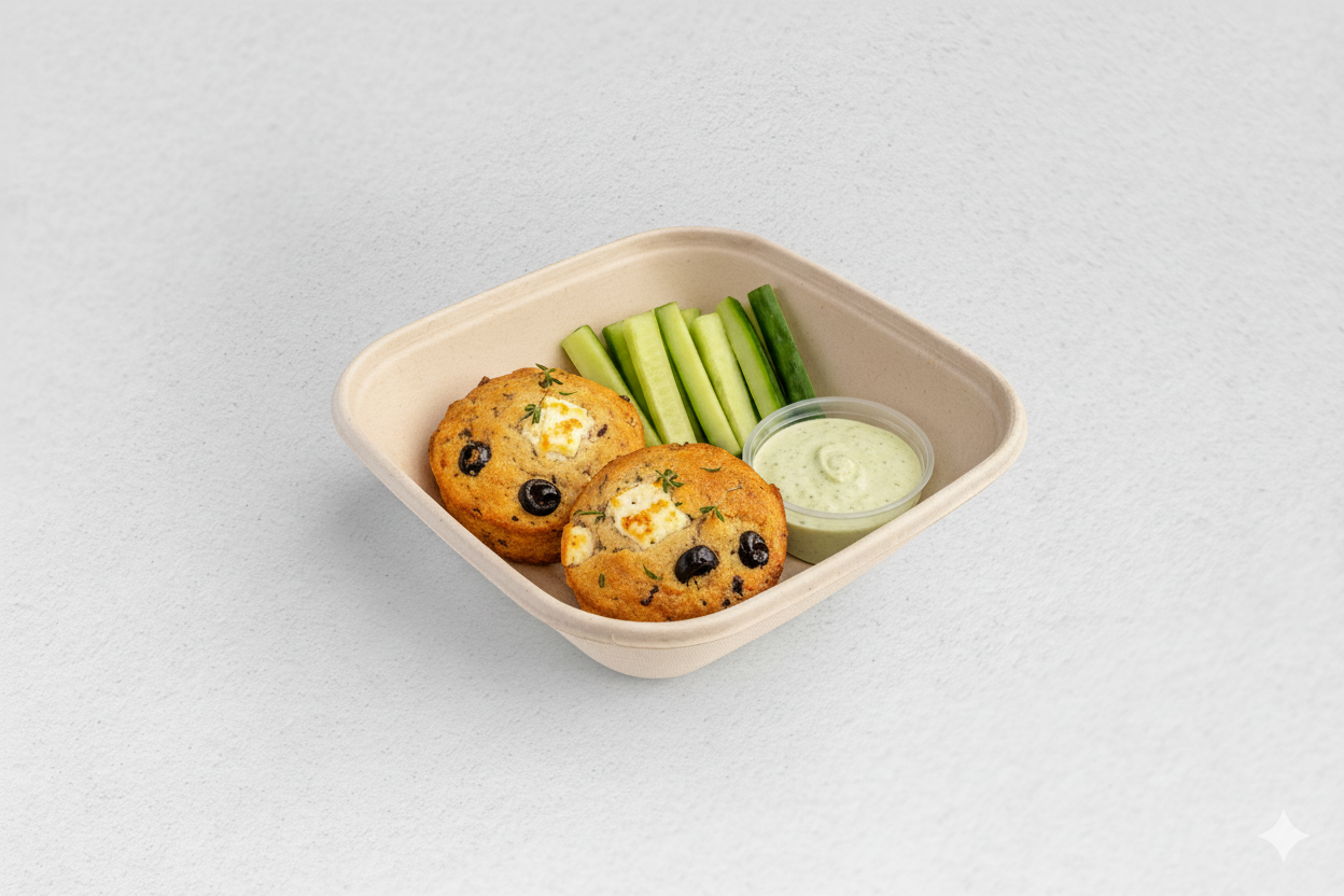 Feta Olive Muffins