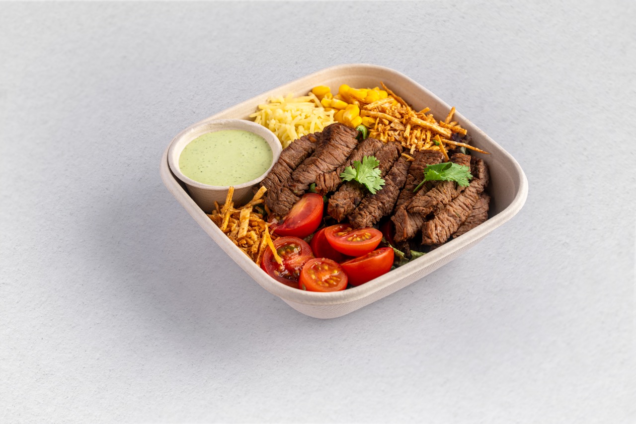 Tex Mex Flan Steak Bowl